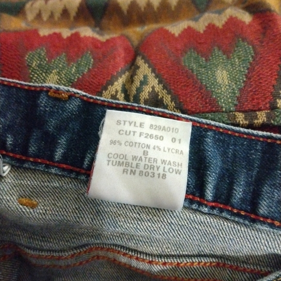 Lucky Brand Retro Dungarees Boot Cut Jeans Size 8/29 - Picture 8 of 8